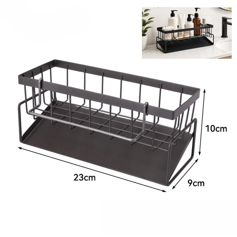 Over-Faucet Sponge Holder, Hanging Sink Drain Rack