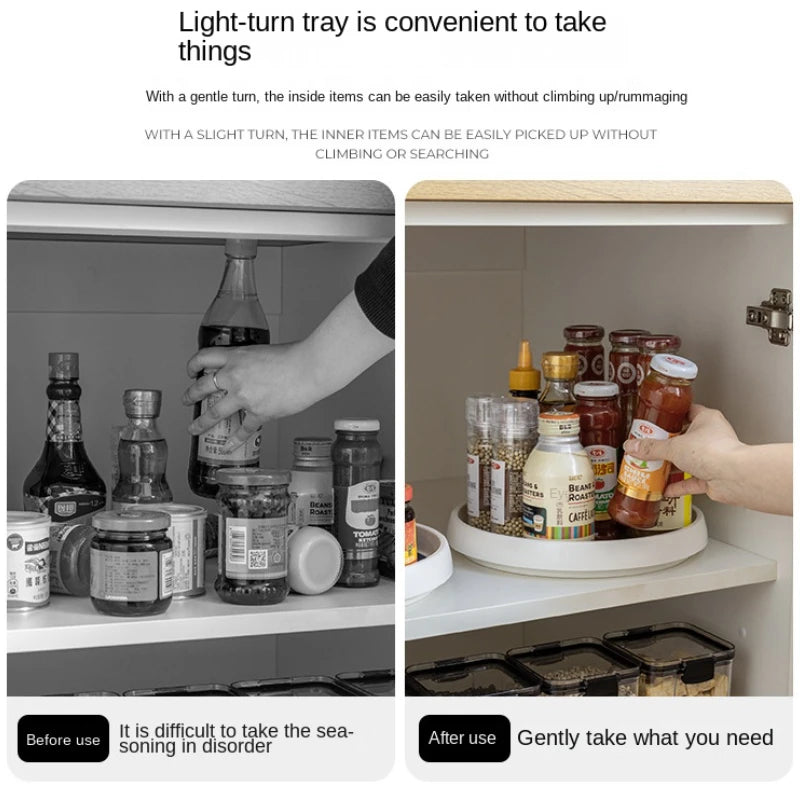Non-Slip Lazy Susan Turntable for Cabinets