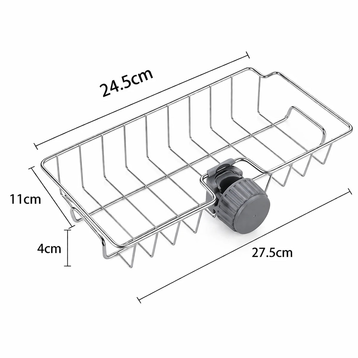 Over-Faucet Sponge Holder, Hanging Sink Drain Rack