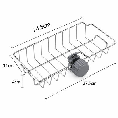 Over-Faucet Sponge Holder, Hanging Sink Drain Rack