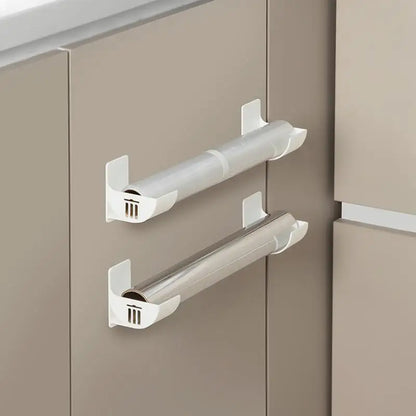 No-Drill Wrap & Bag Roll Holders, Set of 4