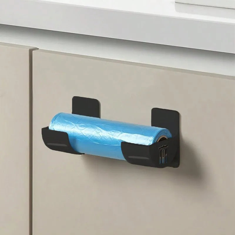 No-Drill Wrap & Bag Roll Holders, Set of 4