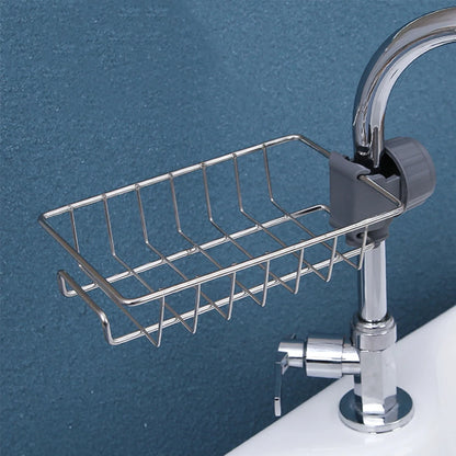 Over-Faucet Sponge Holder, Hanging Sink Drain Rack