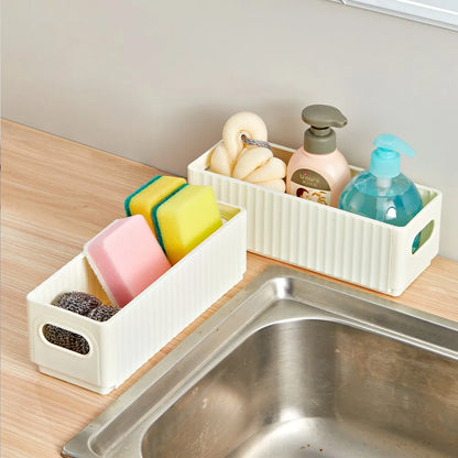 No-Drill Adhesive Cabinet Door Storage Boxes, Foldable Spice Organizer, Set of 2