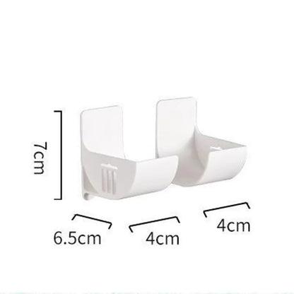 No-Drill Wrap & Bag Roll Holders, Set of 4